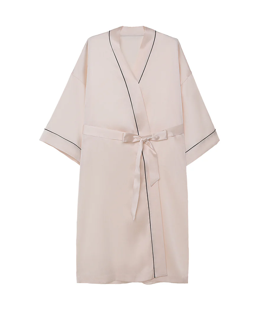 Aimer Luxury Mulberry Silk Robe - Image 4