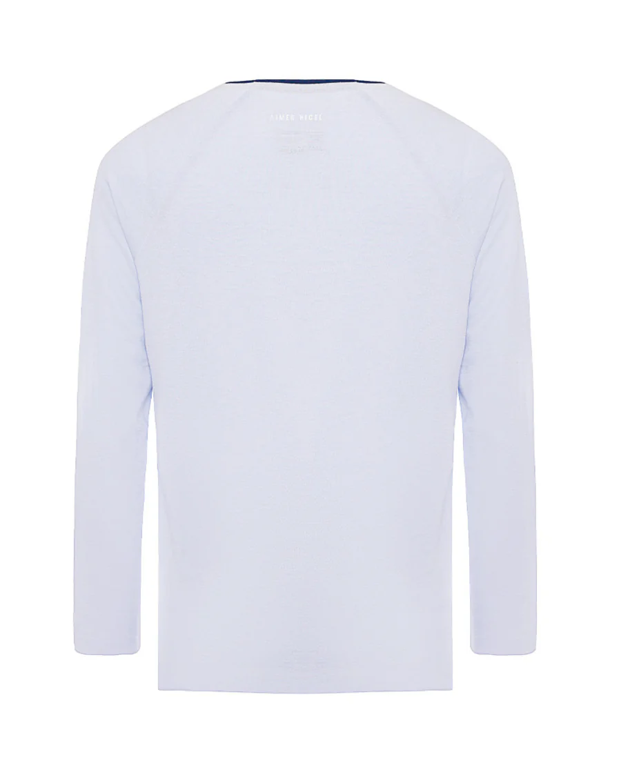 Aimer Men Crew Neck Algae Sleepwear Top - Image 8