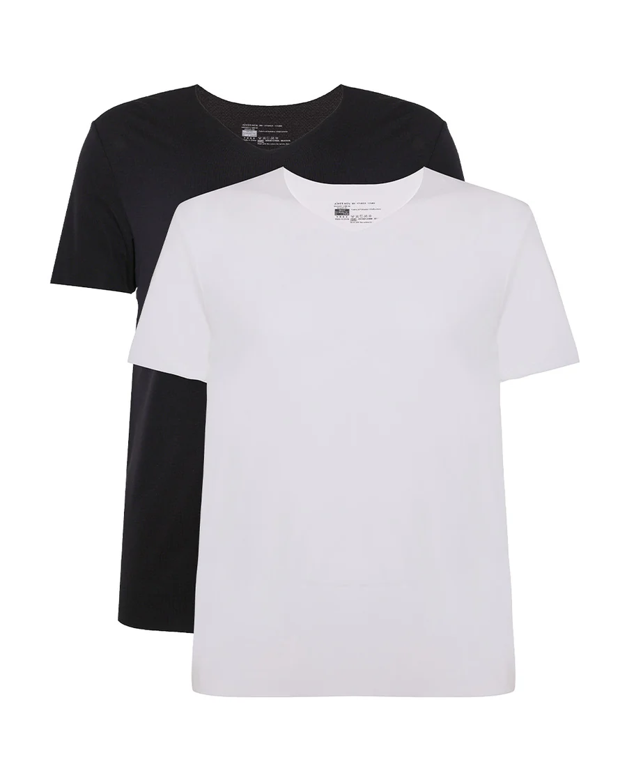 Aimer Men Modal Free Cut T-Shirts 2 Packs - Image 11